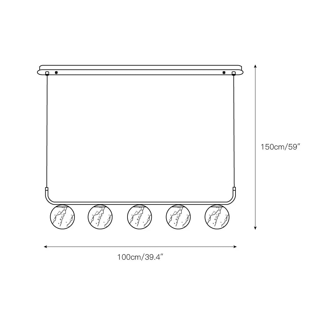Tribeca Suspension Lamp - view 7 | Metavaya