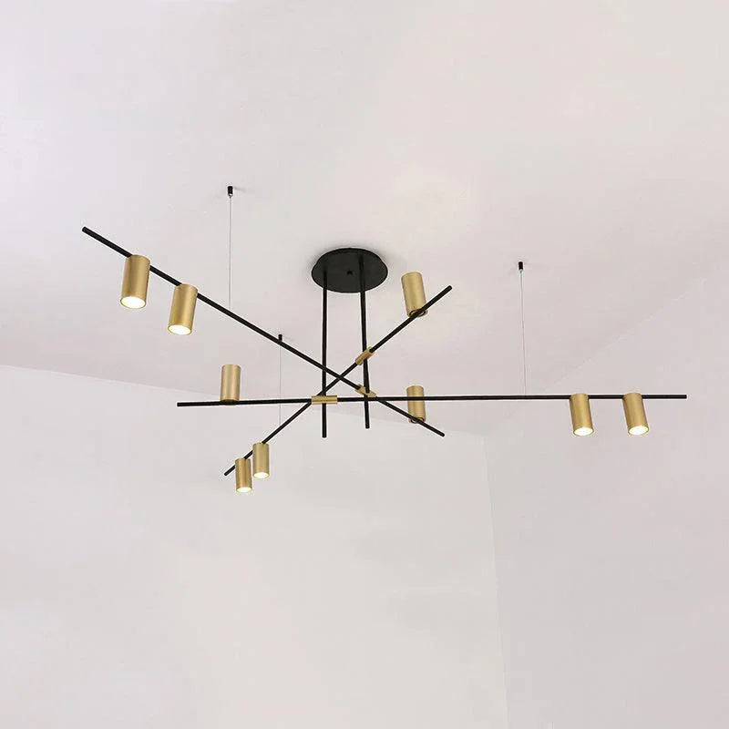 Metavaya Chandelier 9heads Dia 135cm x H 55cm / ∅ 53.1″ x H 21.7" / Copper Tribes Chandelier 6938617803148 M2023102305-2