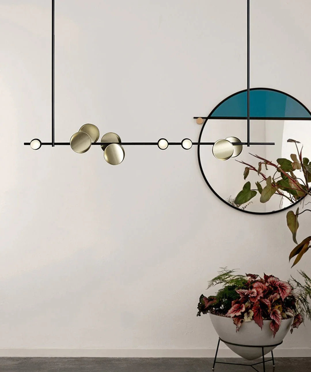 Metavaya Chandelier Typography Cilon Disc