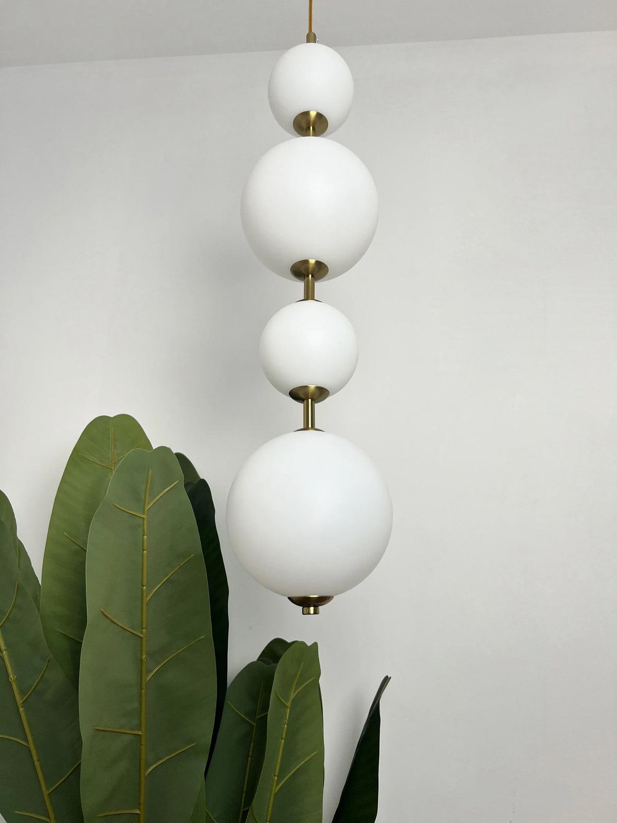 Vertical Globe Pendant Lamp - view 7 | Metavaya