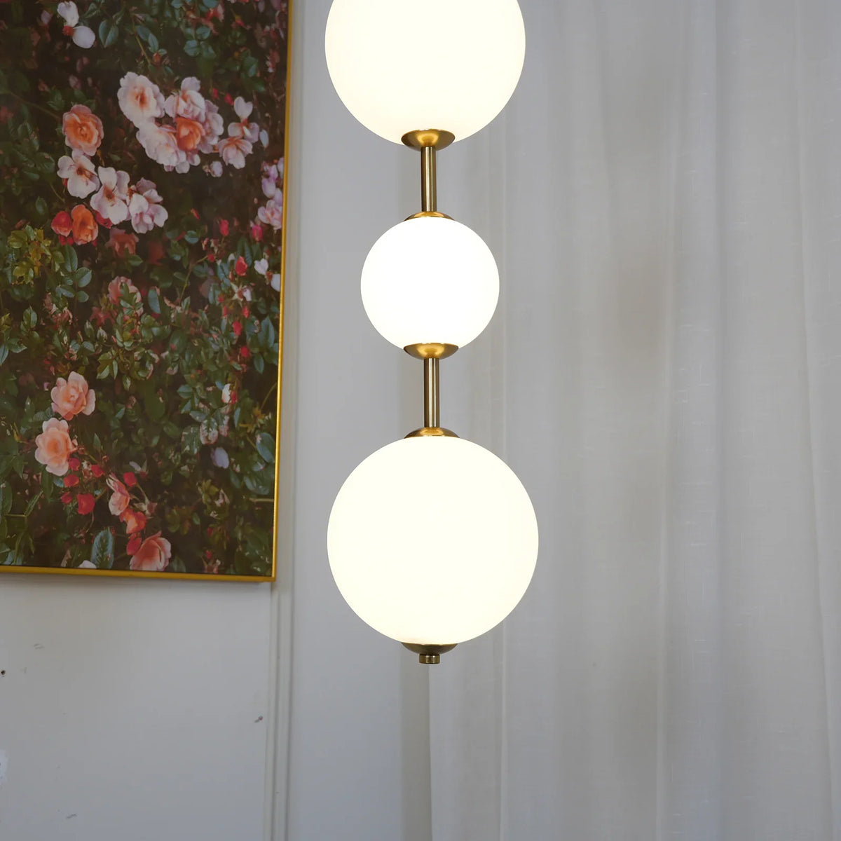 Vertical Globe Pendant Lamp - view 22 | Metavaya
