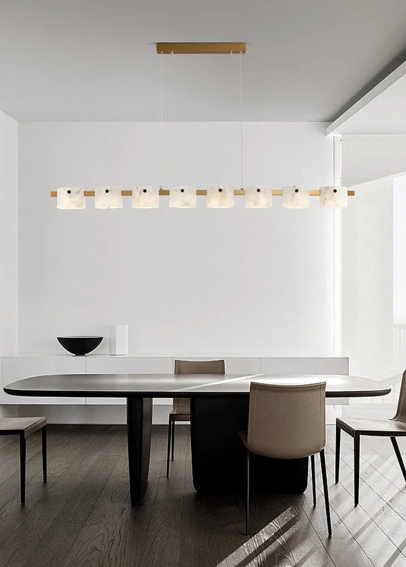Metavaya Chandelier Vertical rhombus marble chandelier
