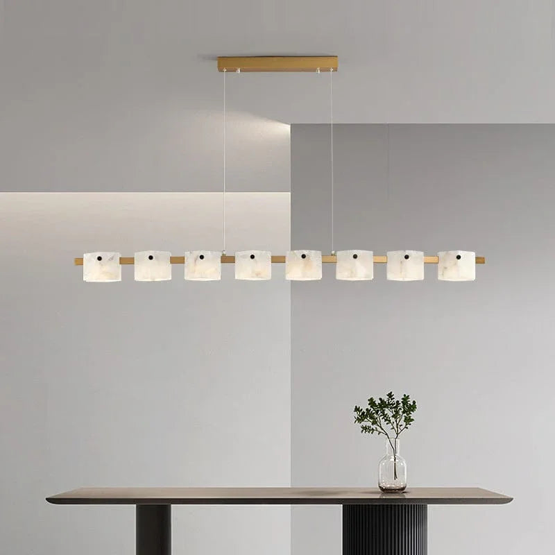 Metavaya Chandelier Vertical rhombus marble chandelier