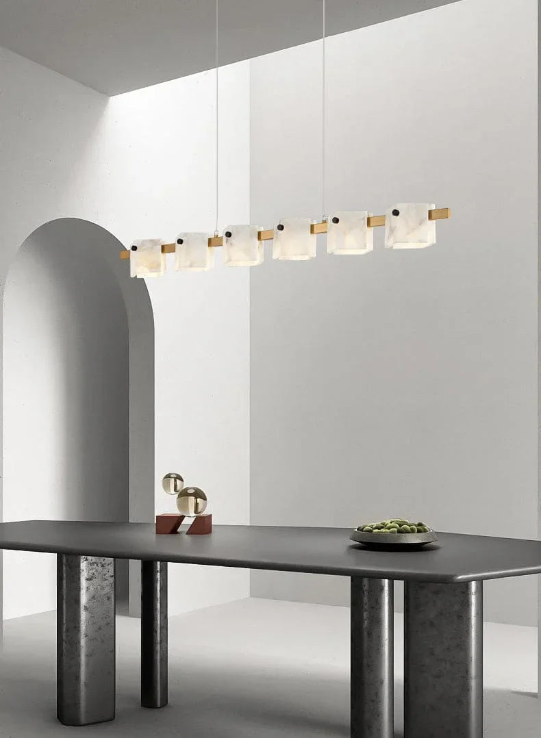 Metavaya Chandelier Vertical rhombus marble chandelier
