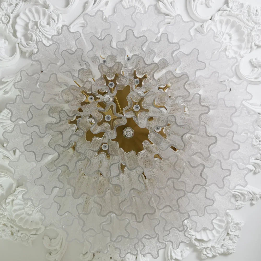 Vintage Transparent Glass Ceiling Light - view 7 | Metavaya
