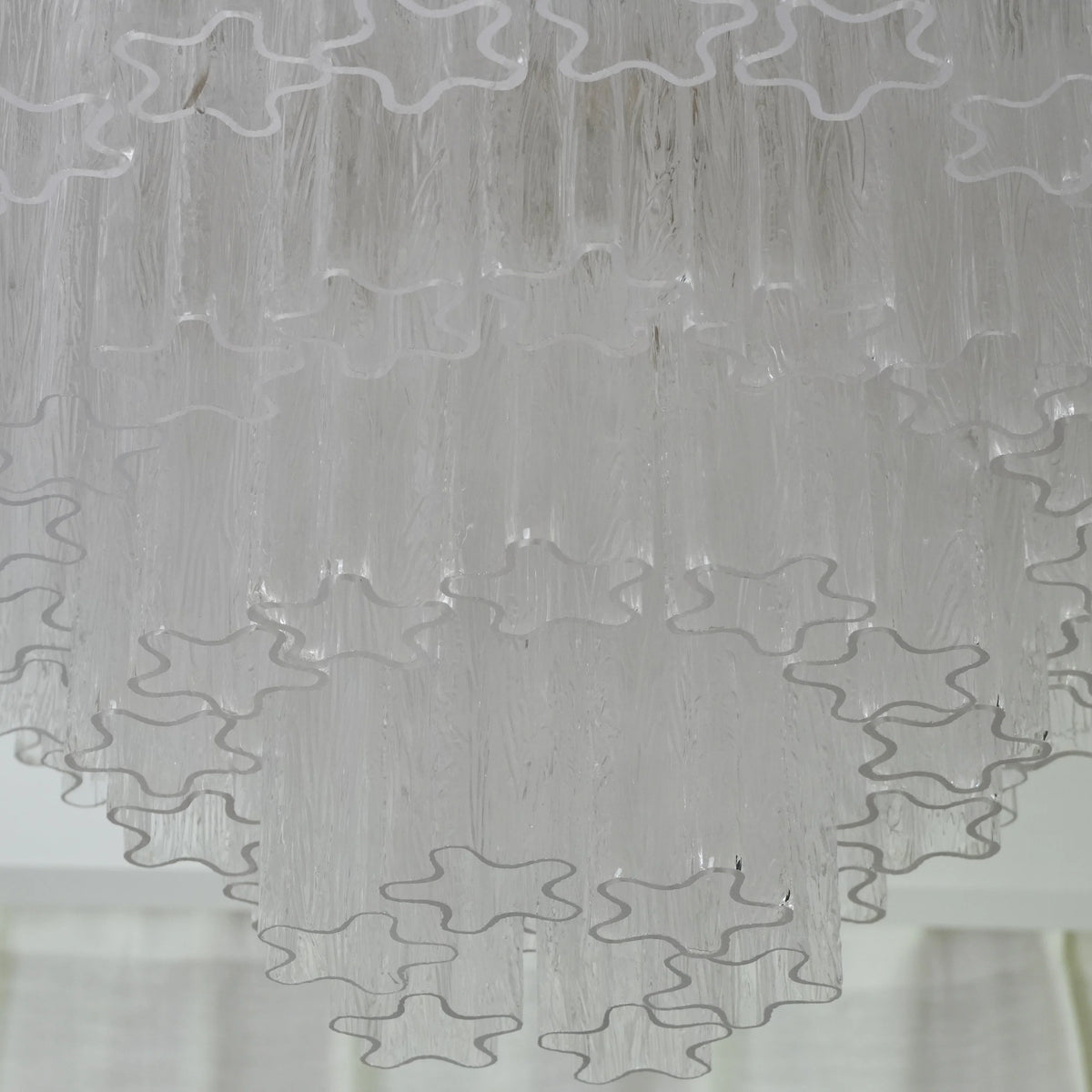 Vintage Transparent Glass Ceiling Light - view 9 | Metavaya