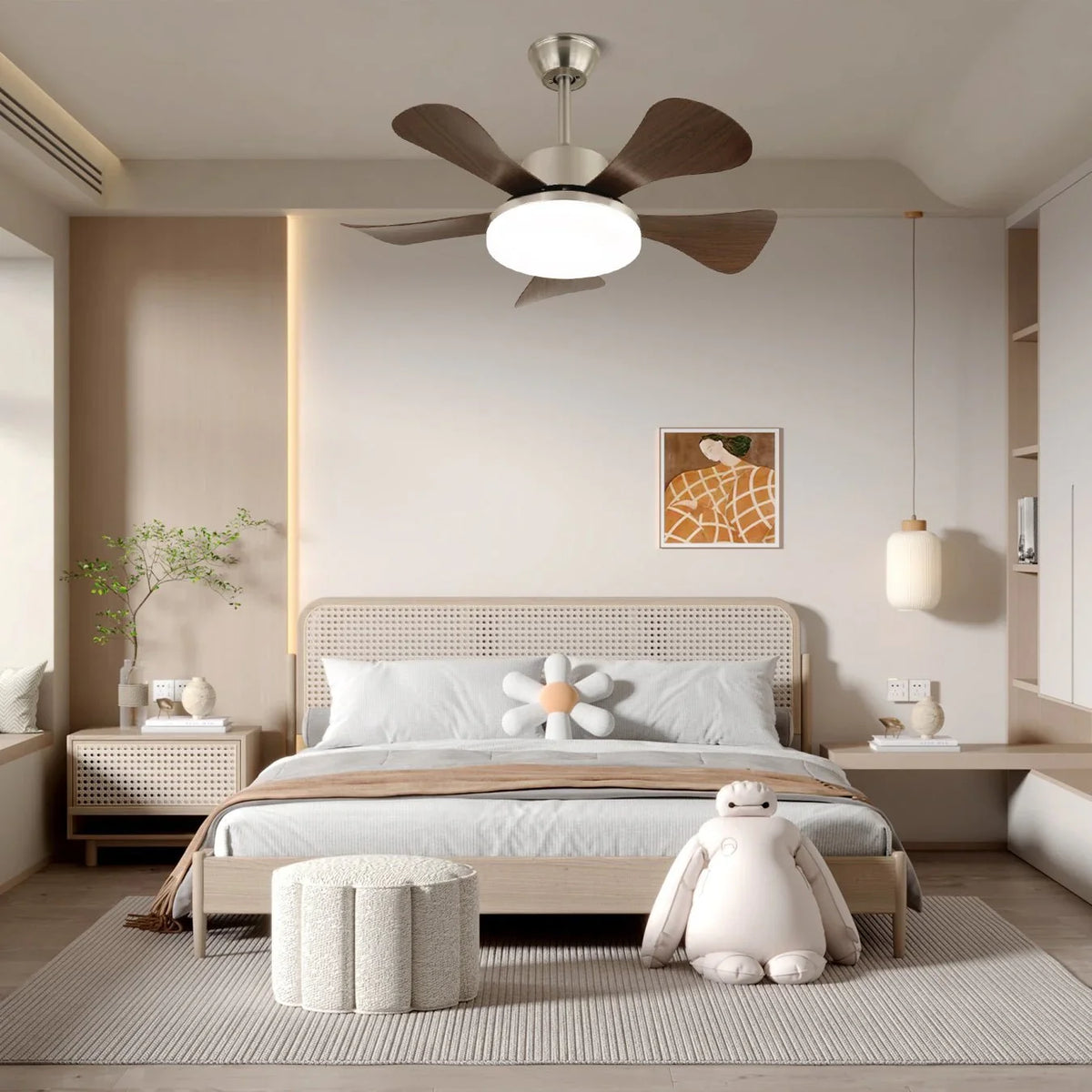 Vivian Ceiling Fan Light - view 3 | Metavaya