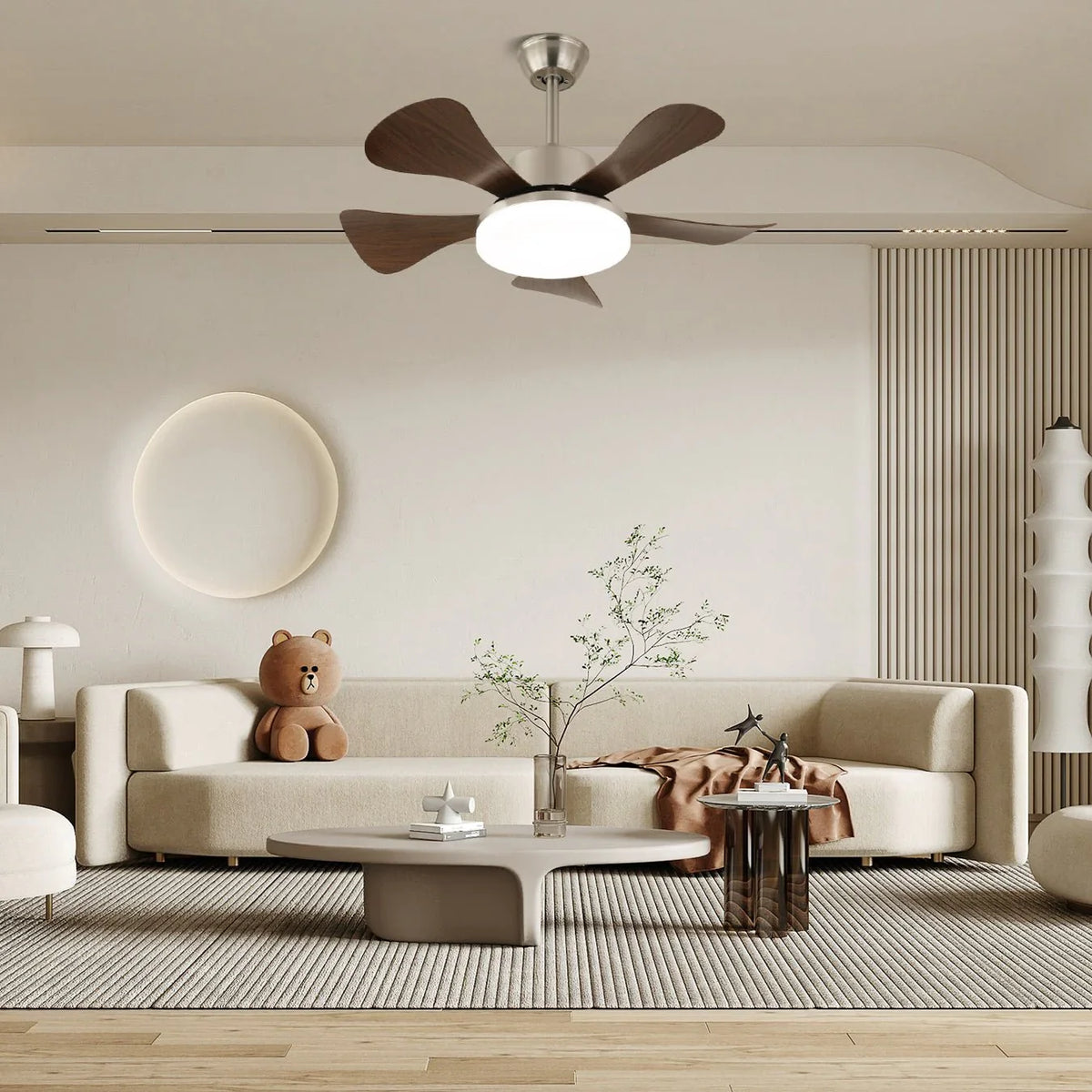 Vivian Ceiling Fan Light - view 2 | Metavaya