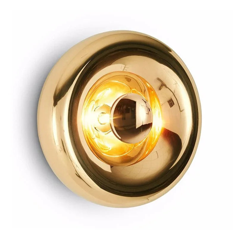 Metavaya Wall lamp Dia 18cm / Gold Void Surface LED Wall Lamp 6938617830519 M2022110401-1 Melt Wall Lamp | Melt LED Wall Sconce