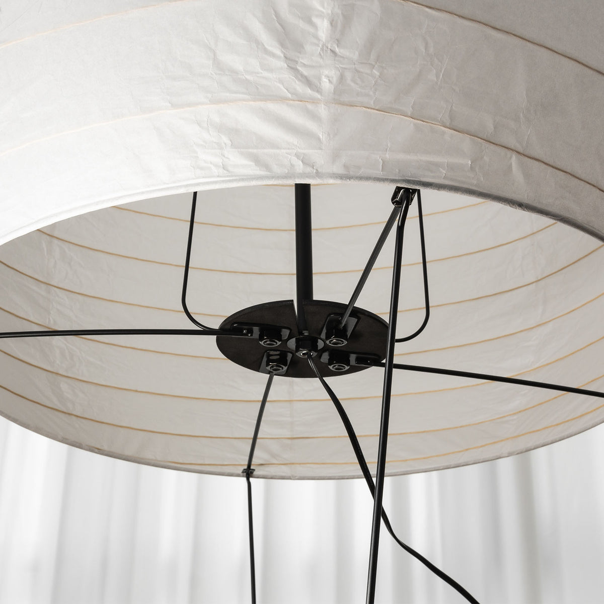 Washi Paper 23N Floor Lamp - view 6 | Metavaya