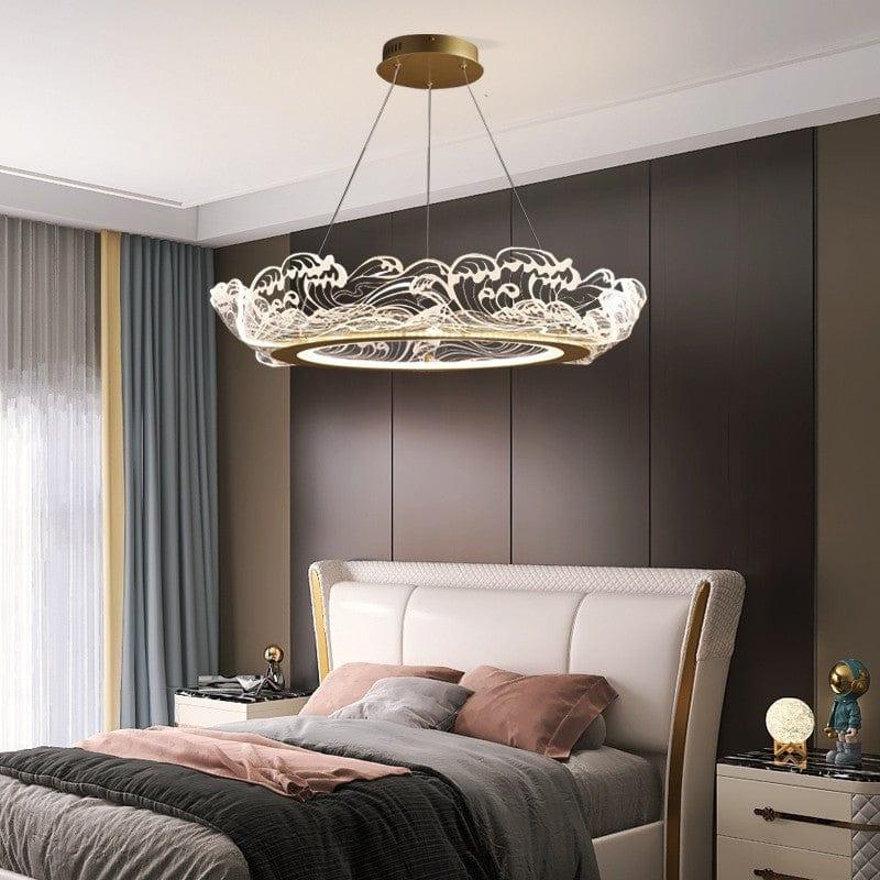 Metavaya Chandelier Wave shape LED chandelier