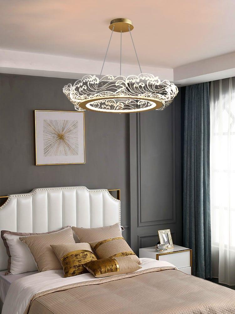 Metavaya Chandelier Wave shape LED chandelier
