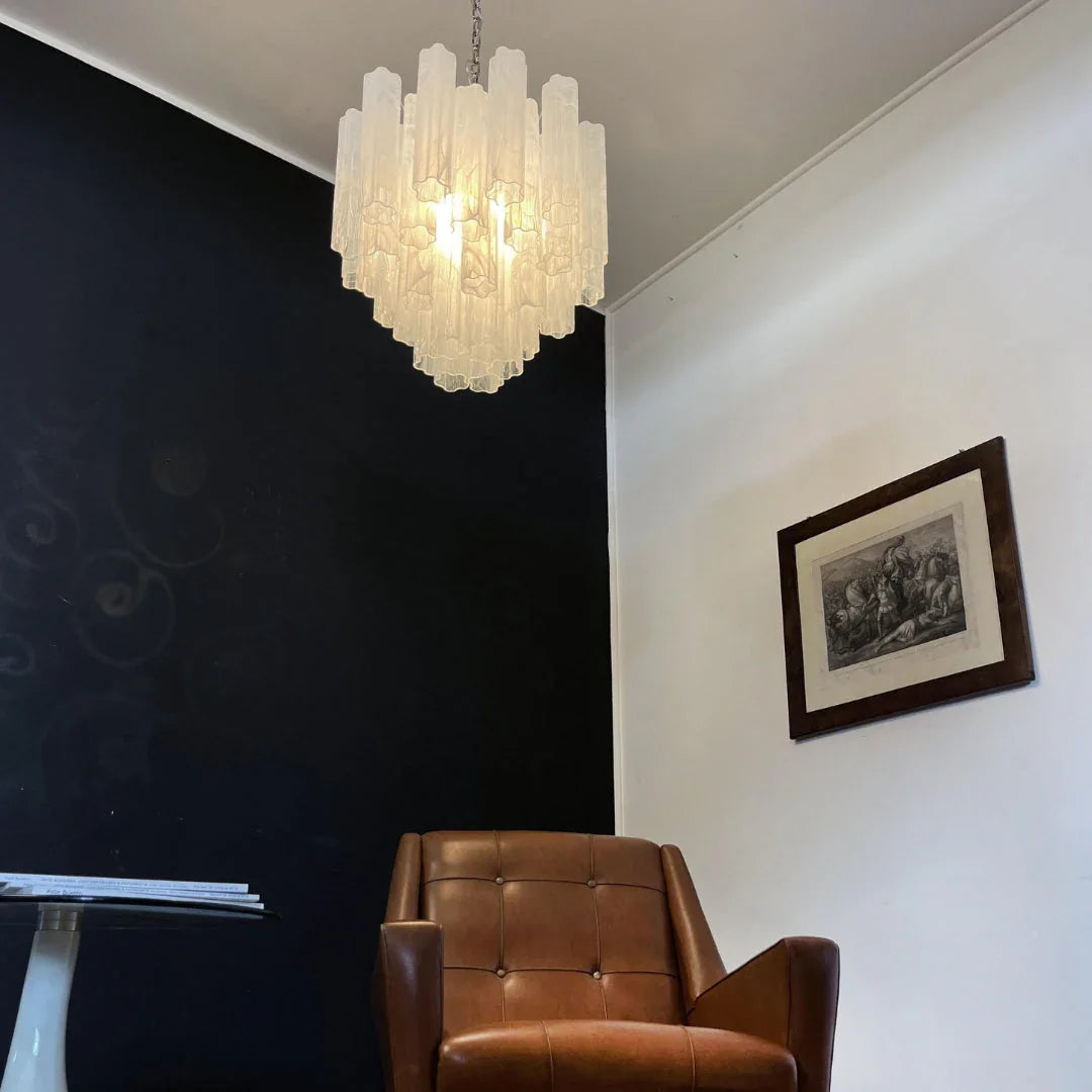 White Tubes Chandelier - view 12 | Metavaya