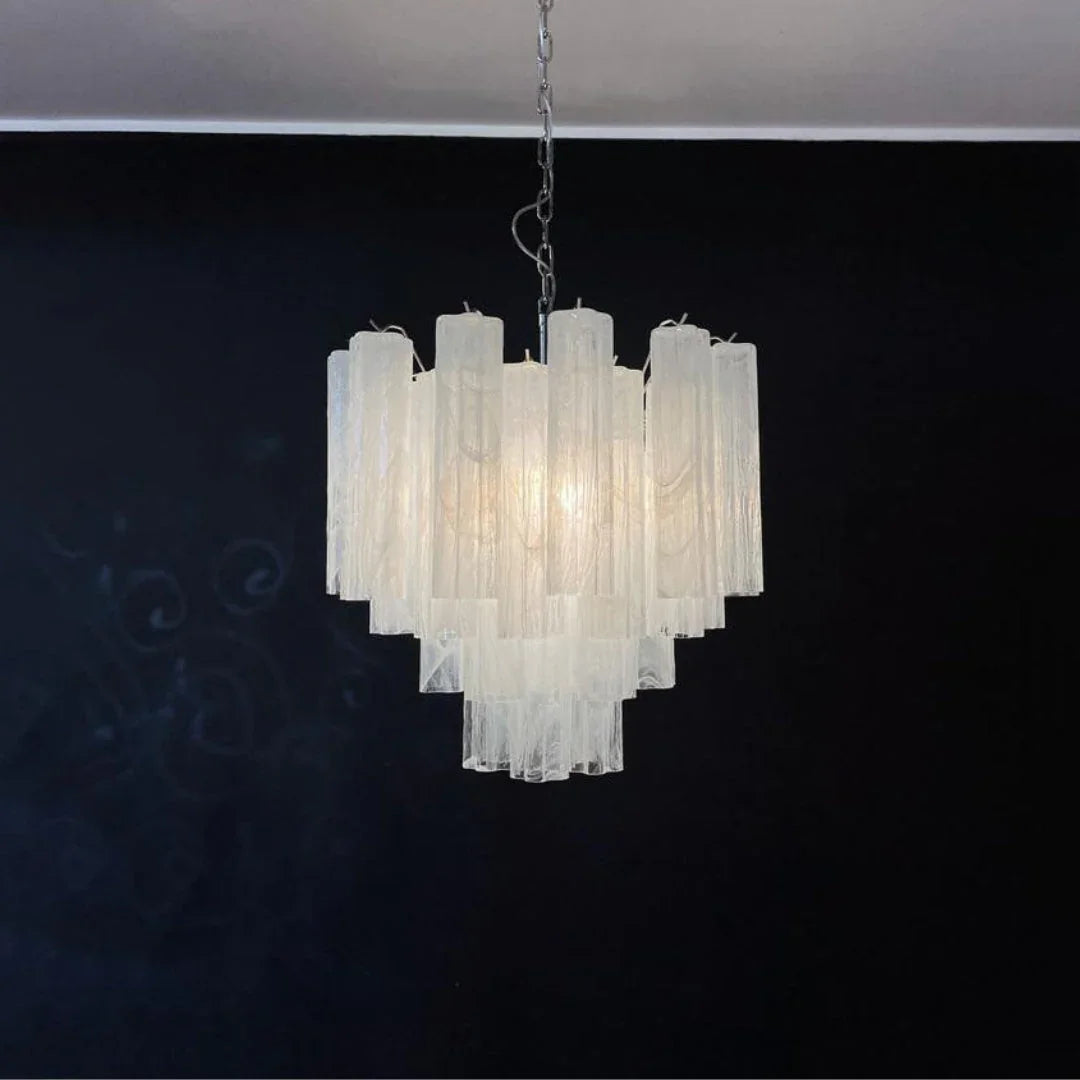 White Tubes Chandelier - view 13 | Metavaya