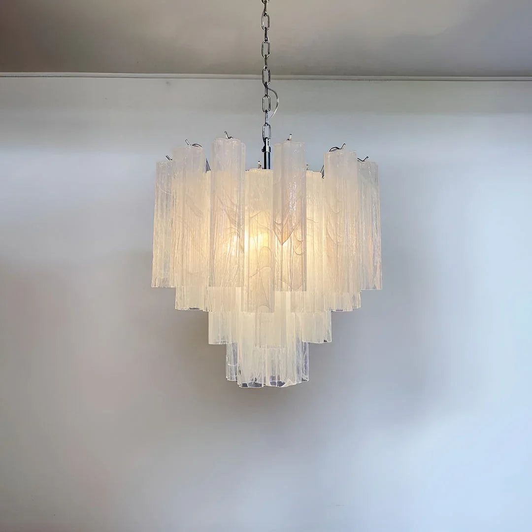 White Tubes Chandelier - view 15 | Metavaya