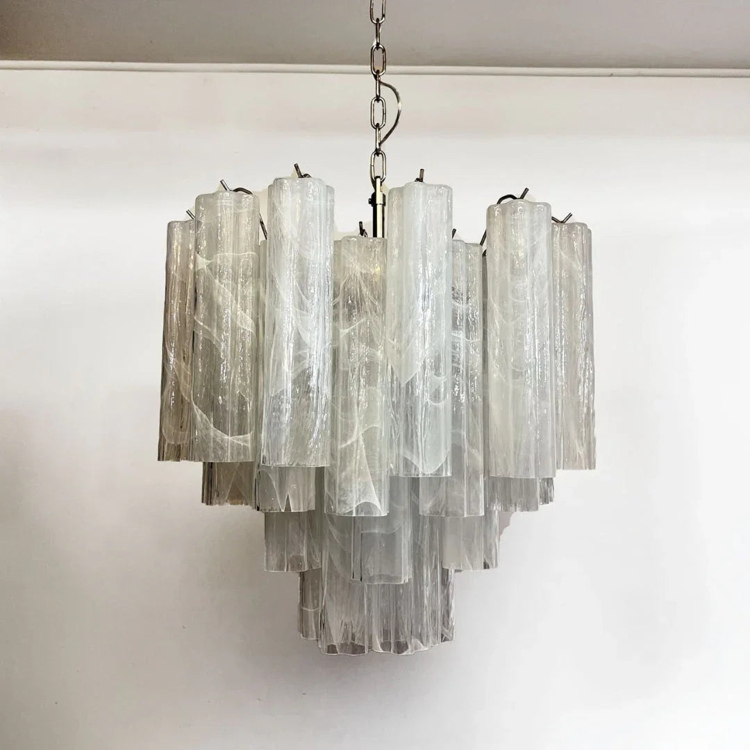 White Tubes Chandelier - view 16 | Metavaya