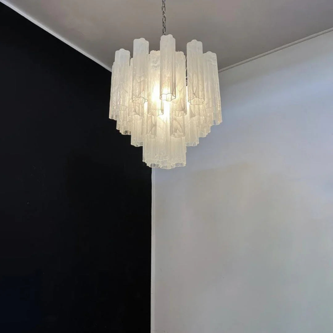 White Tubes Chandelier - view 11 | Metavaya