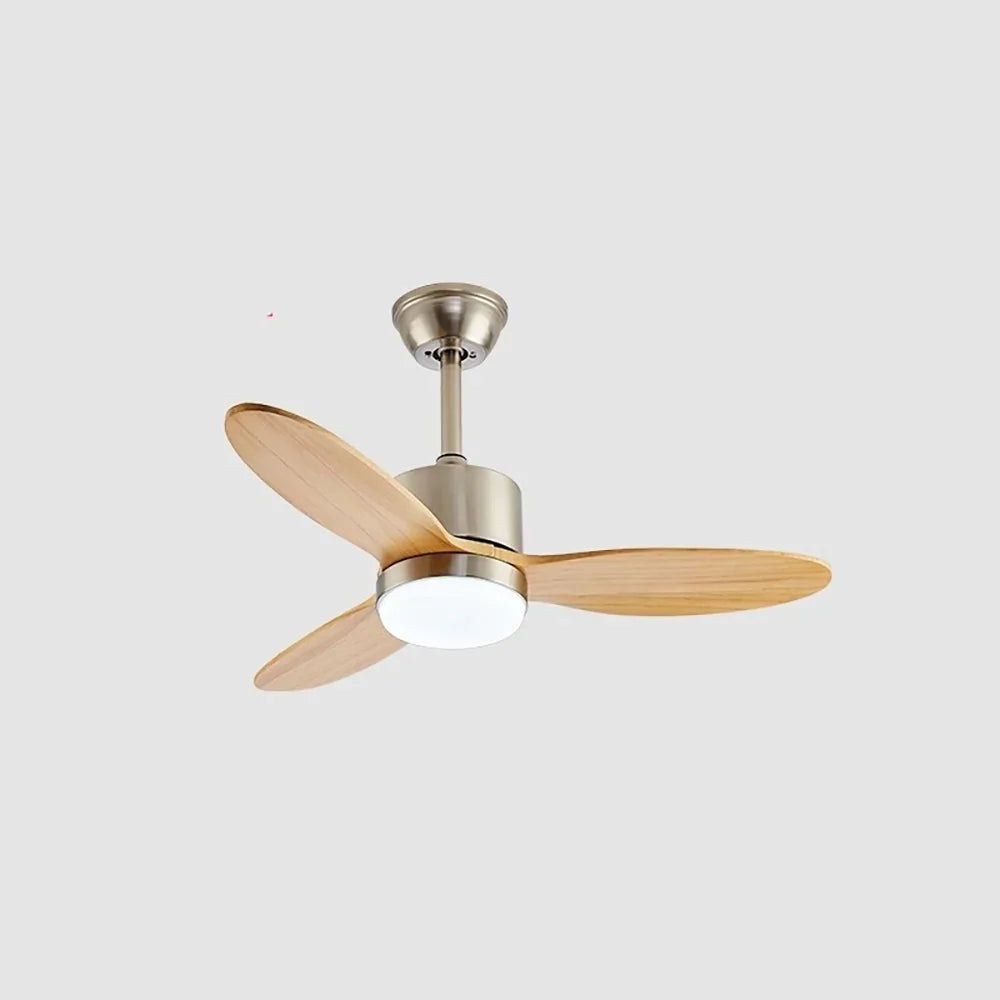 Wood Fan Blade Ceiling Fan Light - view 17 | Metavaya