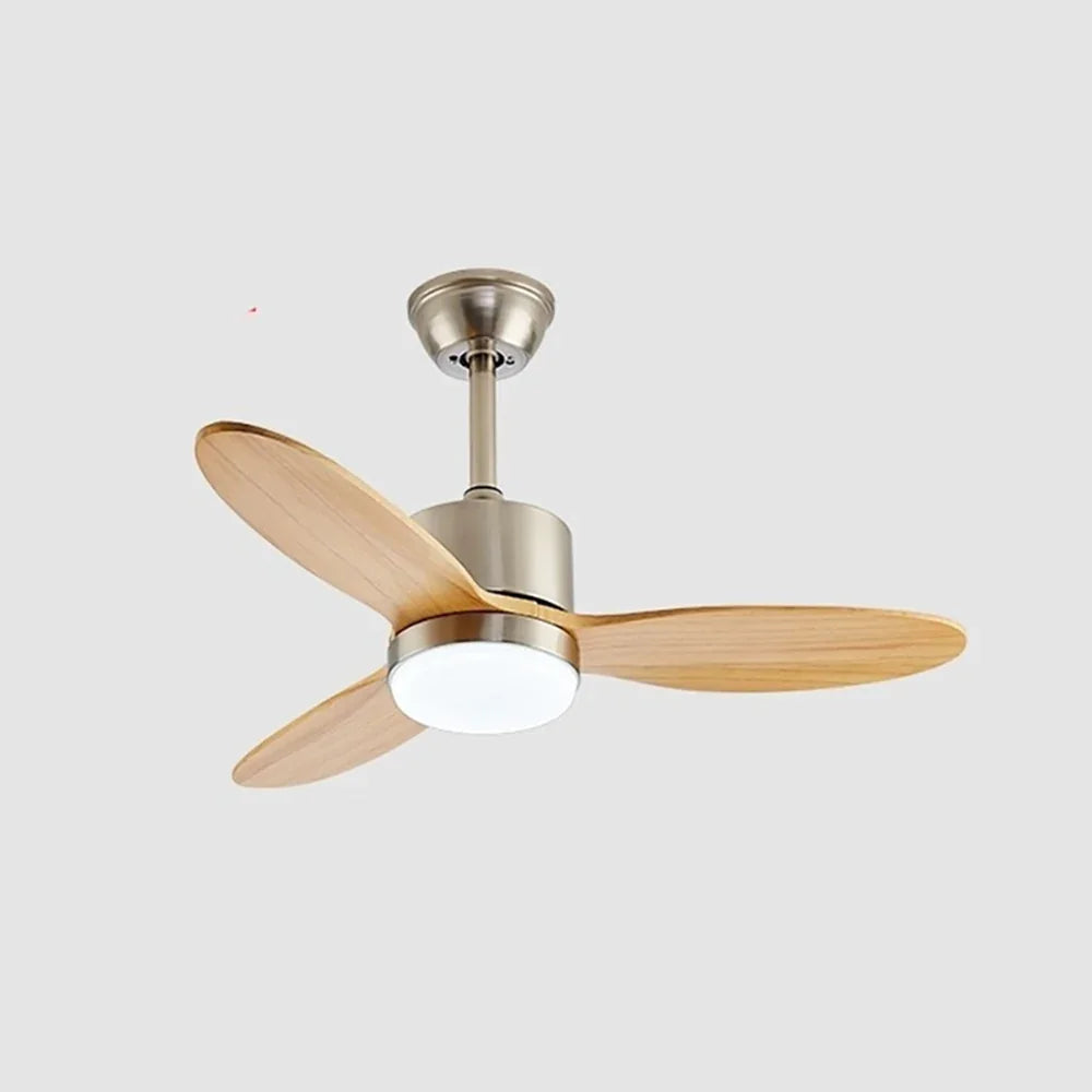 Wood Fan Blade Ceiling Fan Light - view 19 | Metavaya