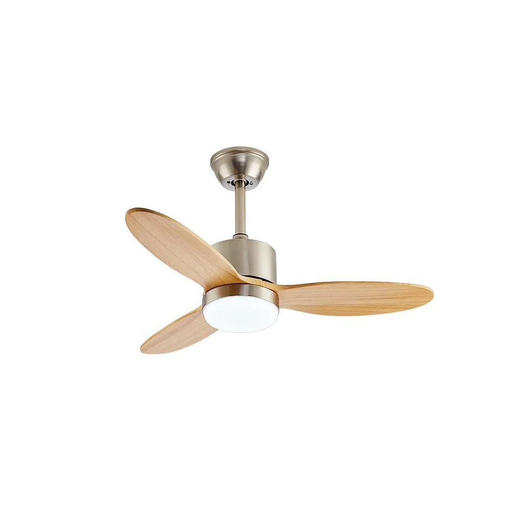 Wood Fan Blade Ceiling Fan Light - view 26 | Metavaya