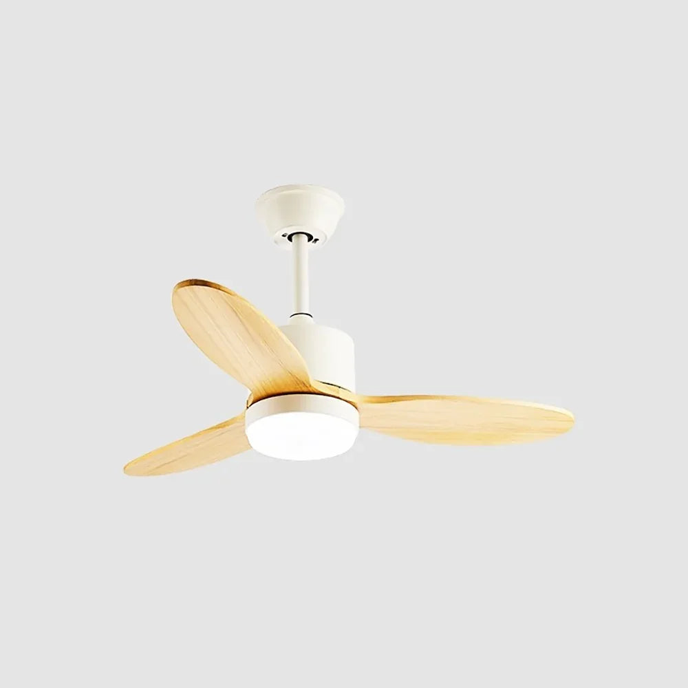 Wood Fan Blade Ceiling Fan Light - view 21 | Metavaya