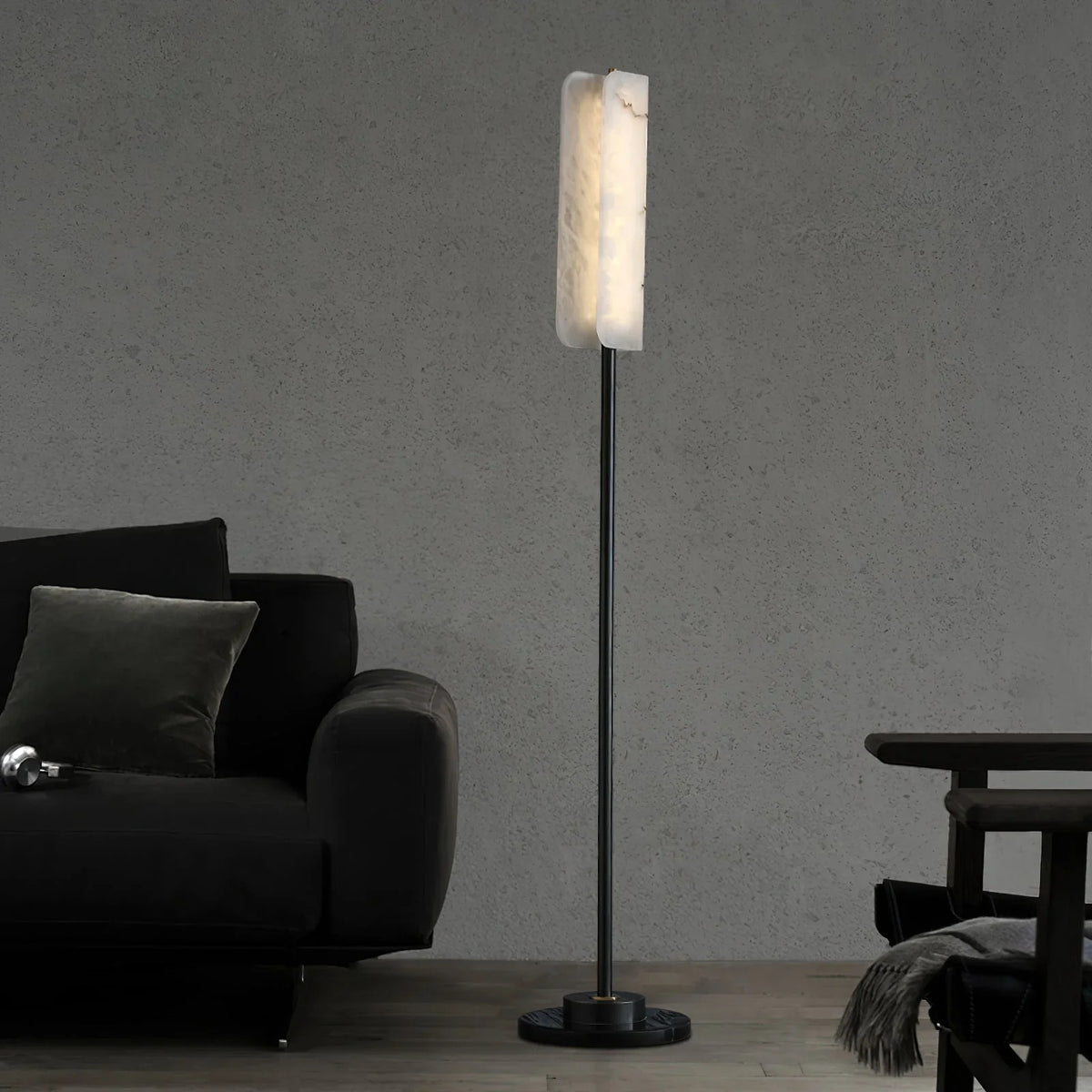 Years Alabaster Floor Lamp - view 2 | Metavaya