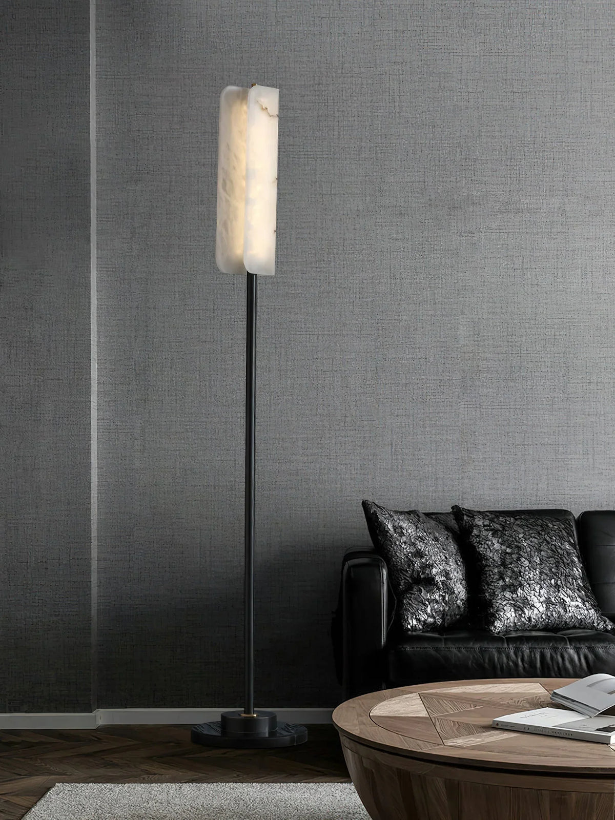 Years Alabaster Floor Lamp - view 6 | Metavaya