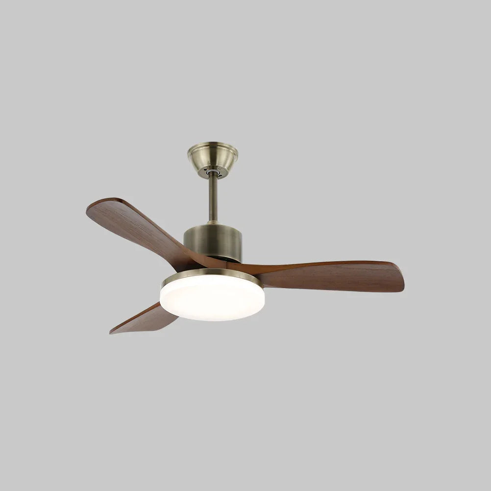 Zephyr Wood Acrylic Ceiling Fan Light - view 12 | Metavaya