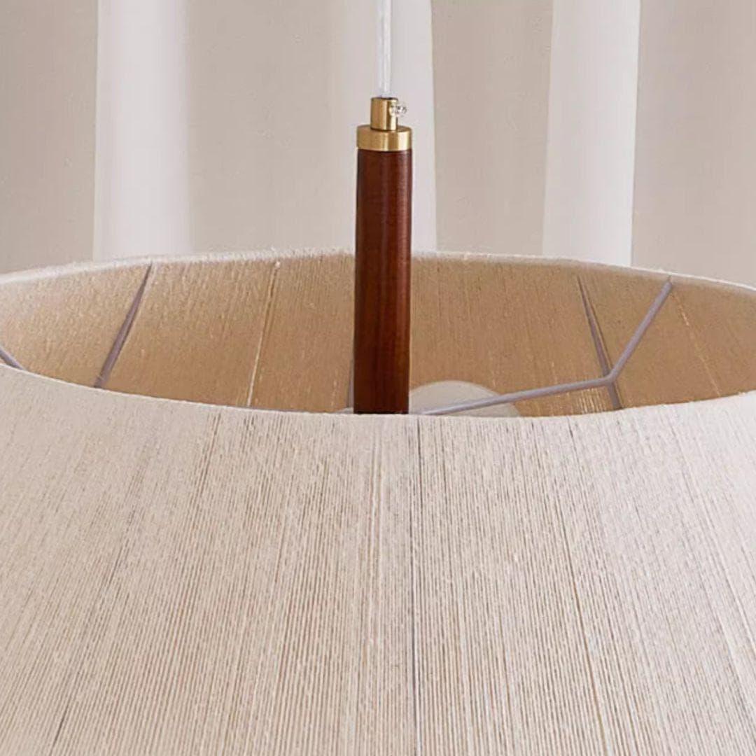 Metavaya Chandelier Dia 60cm x H47cm / natural color Oak rope chandelier 6938617782023 M2023092604-1