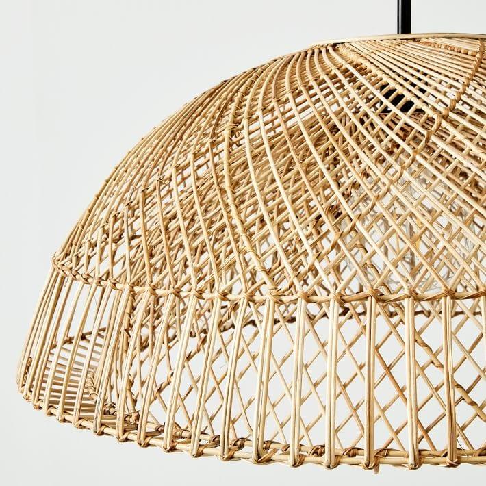 Metavaya Pendant lamp wicker Pendant Lampp