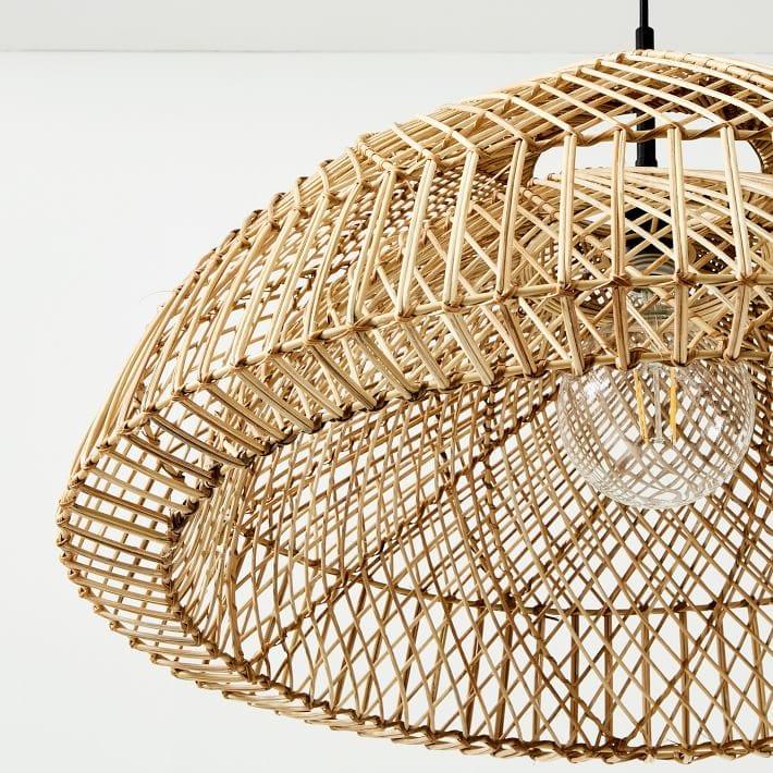 Metavaya Pendant lamp wicker Pendant Lampp
