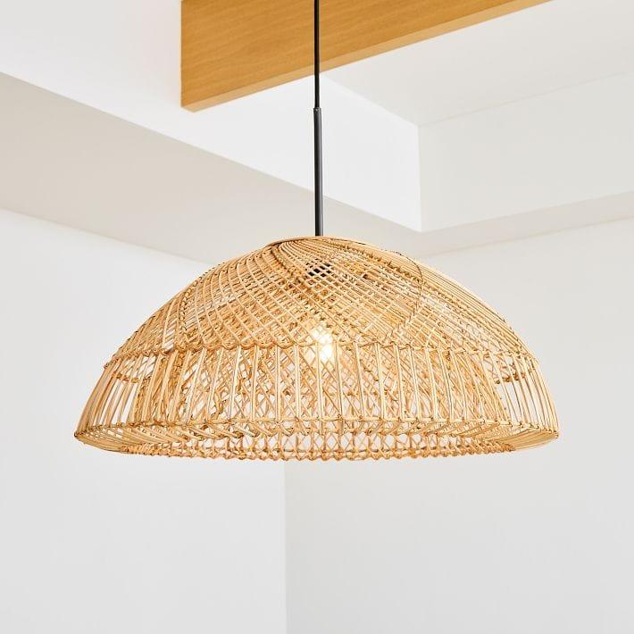 Metavaya Pendant lamp wicker Pendant Lampp