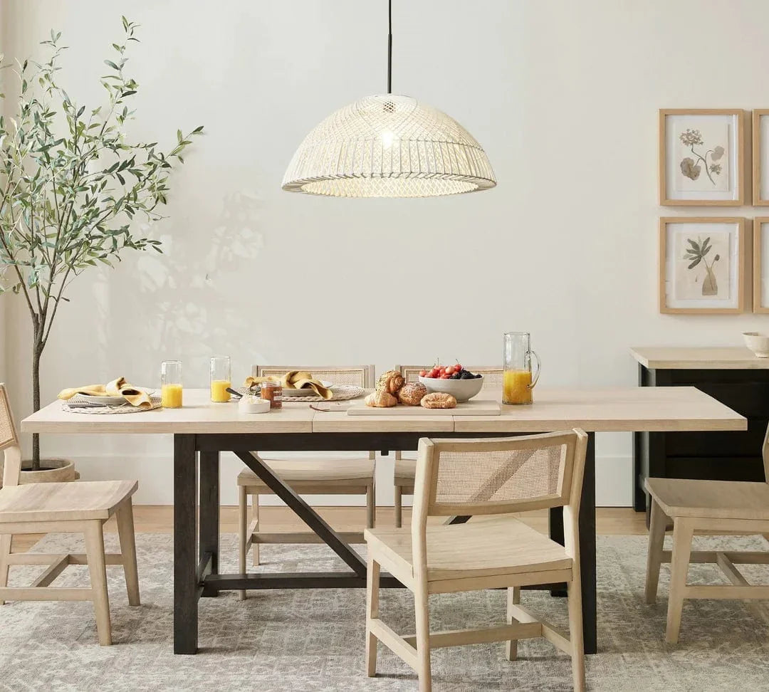 Metavaya Pendant lamp wicker Pendant Lampp