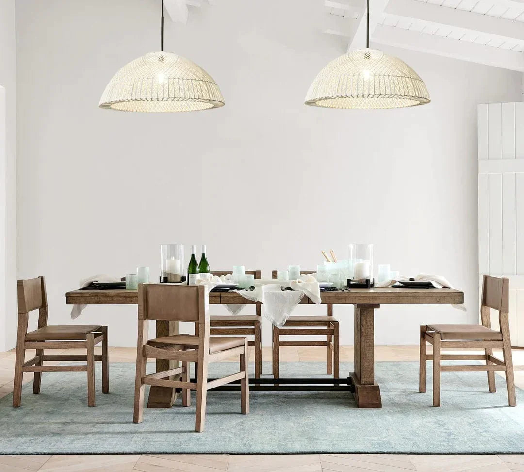 Metavaya Pendant lamp wicker Pendant Lampp