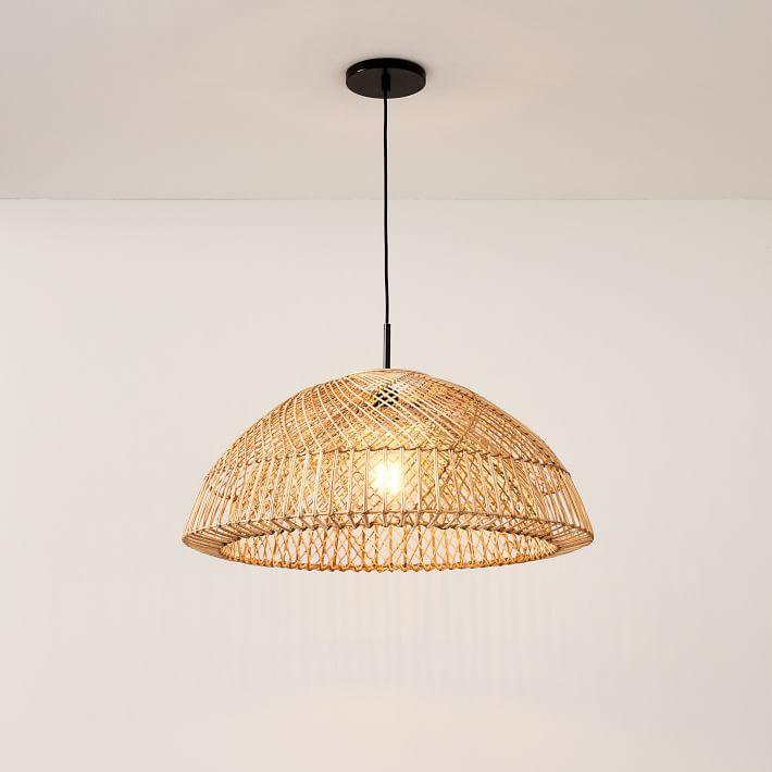 Metavaya Pendant lamp wicker Pendant Lampp