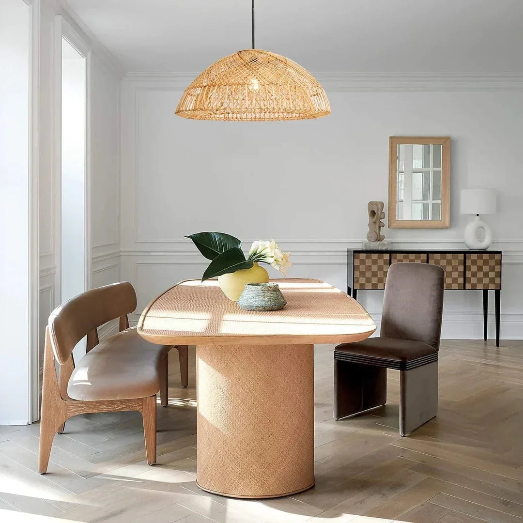 Metavaya Pendant lamp wicker Pendant Lampp
