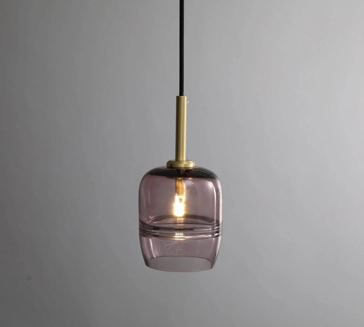 Metavaya Pendant lamp Dia12cm x H 24cm / ∅ 4.72″ x H 9.45″ / wine red Bell Pendant Lighting 662668875835 M2023072202-3