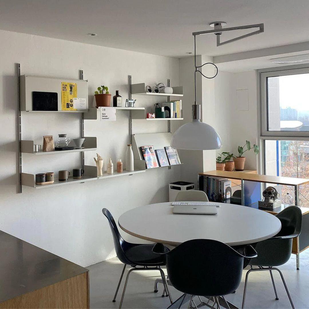 Metavaya Pendant light Dia 35cm / Chrome & White AS41C Pendant Light 360192146932 M2022102602-2 Shop AS41C Pendant Light Online in USA/Canada