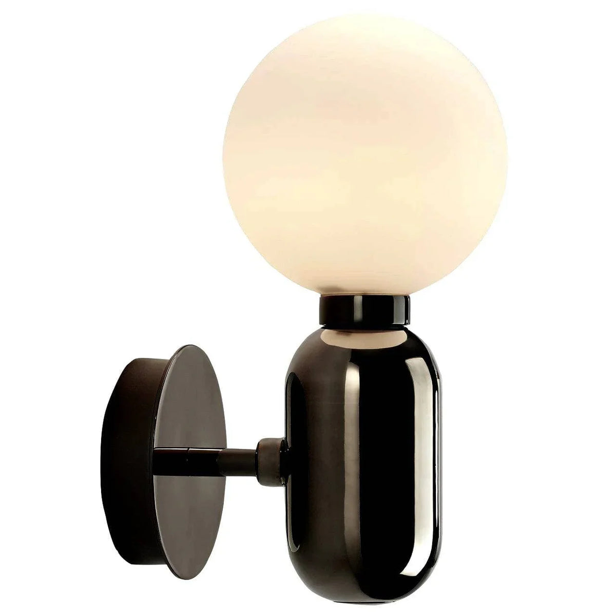 Metavaya Wall lamp Dia 15cm x H 28cm / Black Aballs Wall Light 623367482922 M2022091902-3 Aballs Wall Light & Lamps for Sale USA