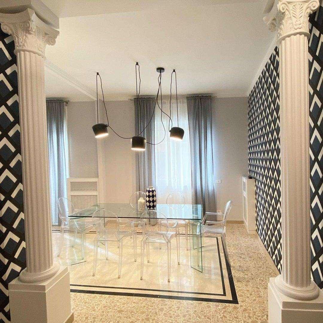 Metavaya Pendant lamp Aim Pendant Lamp AIM 3500K Single Hardwired Pendant in Black and White