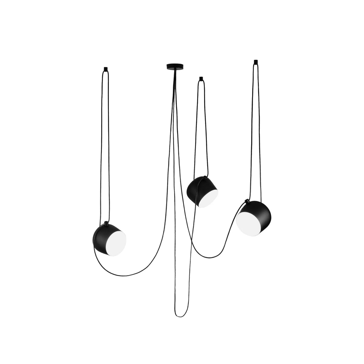 Metavaya Pendant lamp Aim Pendant Lamp AIM 3500K Single Hardwired Pendant in Black and White