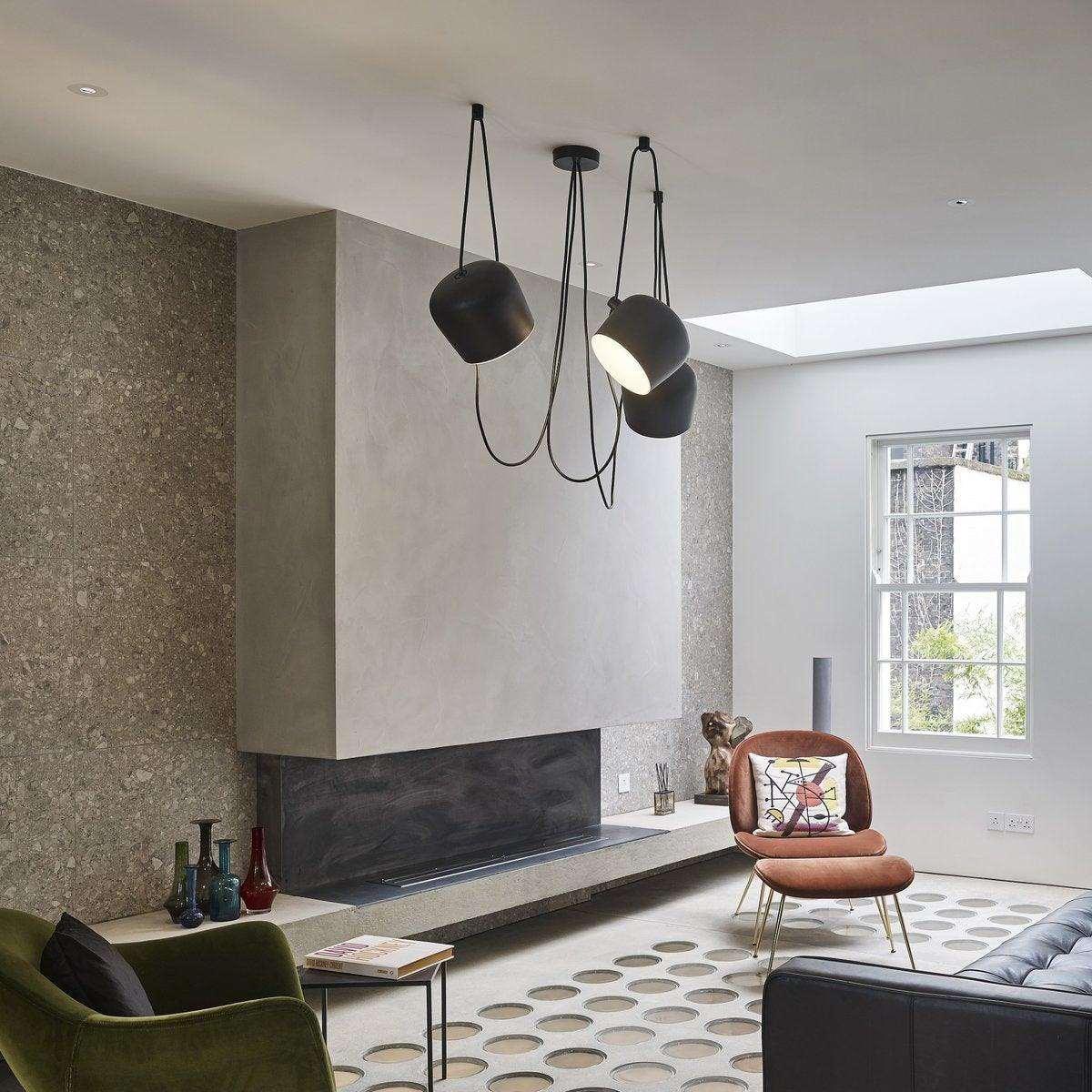 Metavaya Pendant lamp Aim Pendant Lamp AIM 3500K Single Hardwired Pendant in Black and White