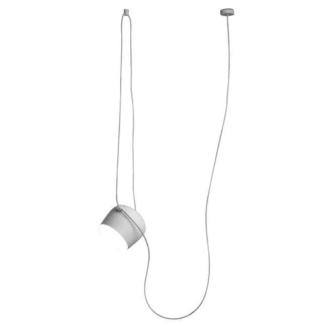 Metavaya Pendant lamp 1head Dia 24.5cm x H 18cm / White / Warm White Aim Pendant Lamp 653733214819 P2021122201-3 AIM 3500K Single Hardwired Pendant in Black and White