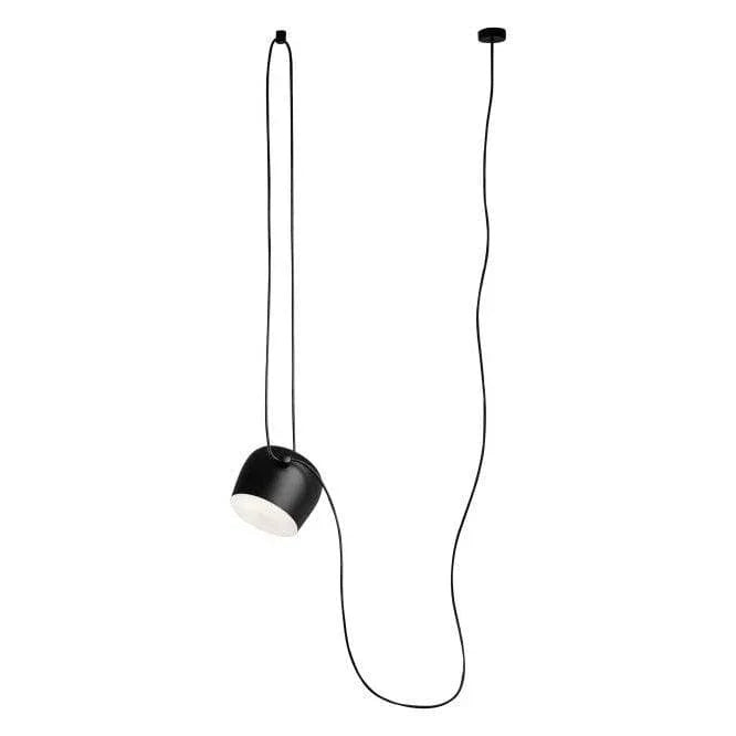 Metavaya Pendant lamp 1head Dia 24.5cm x H 18cm / Black / Warm White Aim Pendant Lamp 653733214819 P2021122201-1 AIM 3500K Single Hardwired Pendant in Black and White