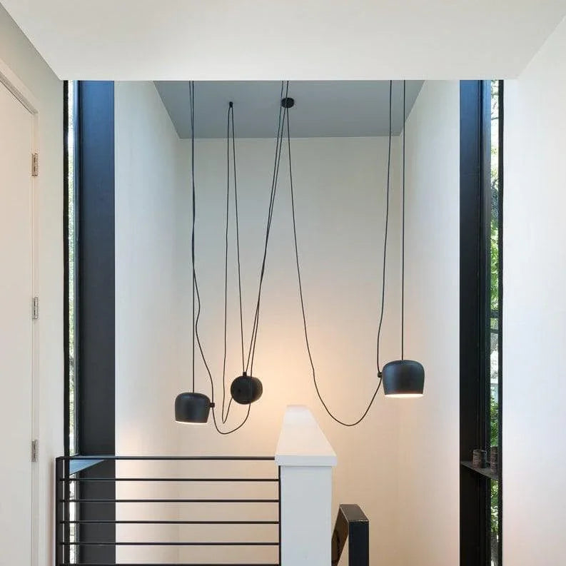 Metavaya Pendant lamp Aim Pendant Lamp AIM 3500K Single Hardwired Pendant in Black and White