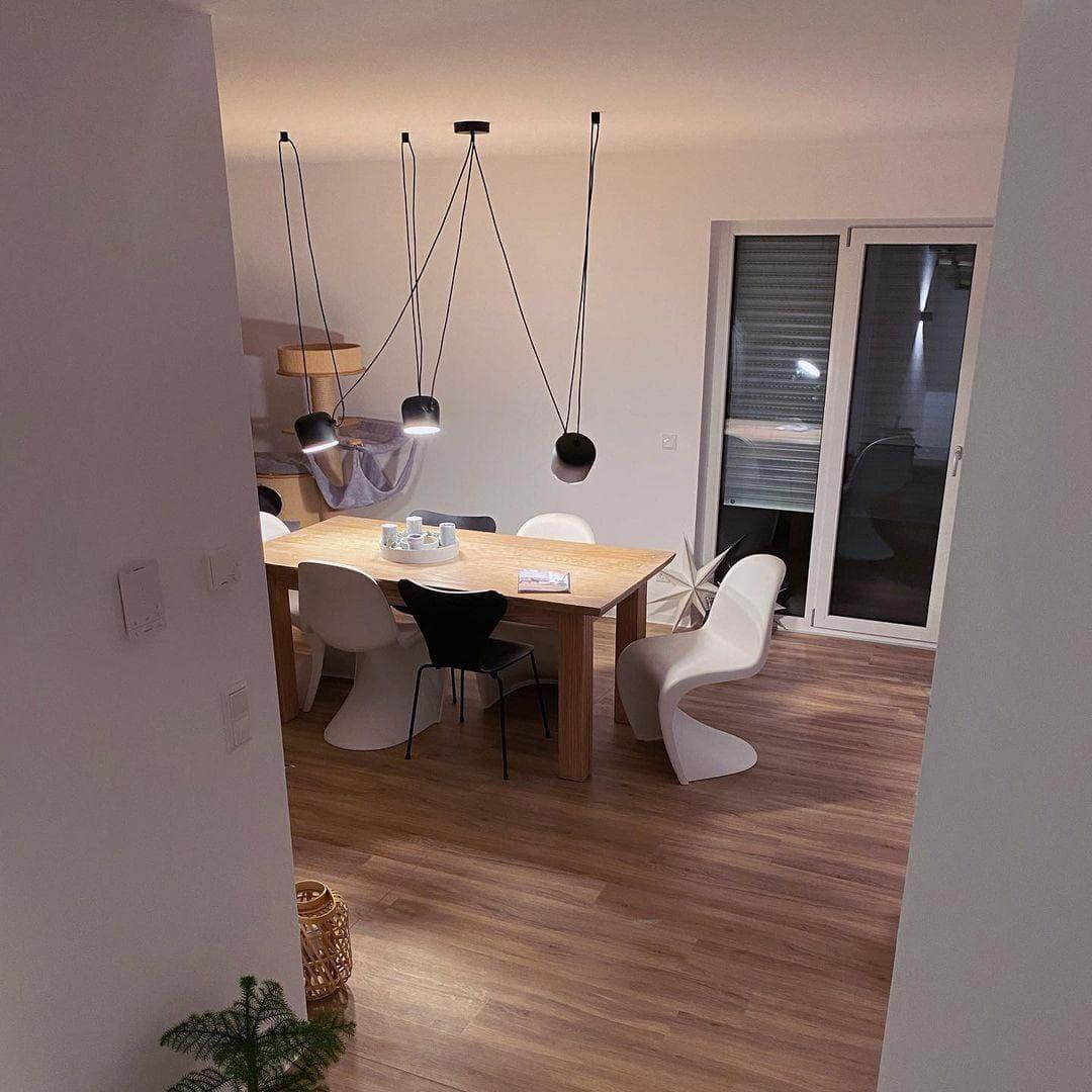 Metavaya Pendant lamp Aim Pendant Lamp AIM 3500K Single Hardwired Pendant in Black and White
