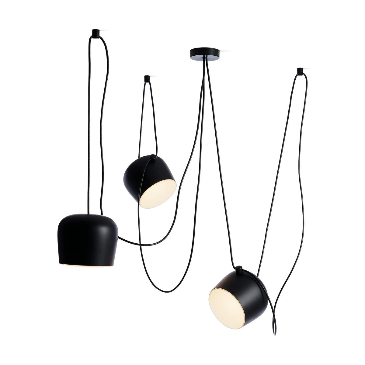 Metavaya Pendant lamp Aim Pendant Lamp AIM 3500K Single Hardwired Pendant in Black and White