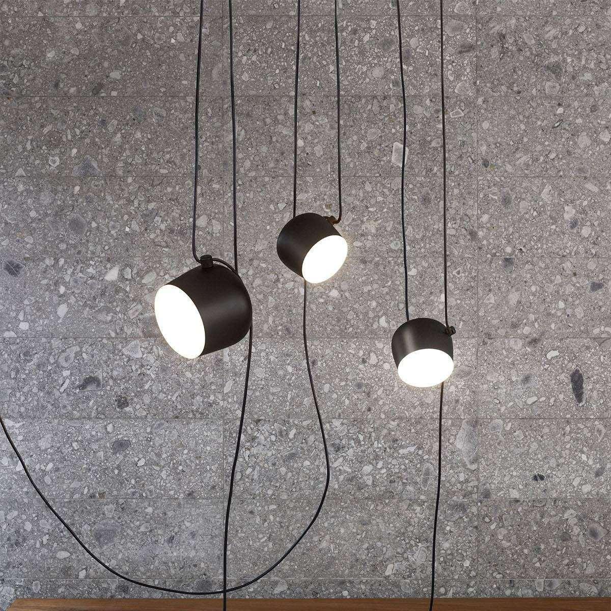 Metavaya Pendant lamp Aim Pendant Lamp AIM 3500K Single Hardwired Pendant in Black and White