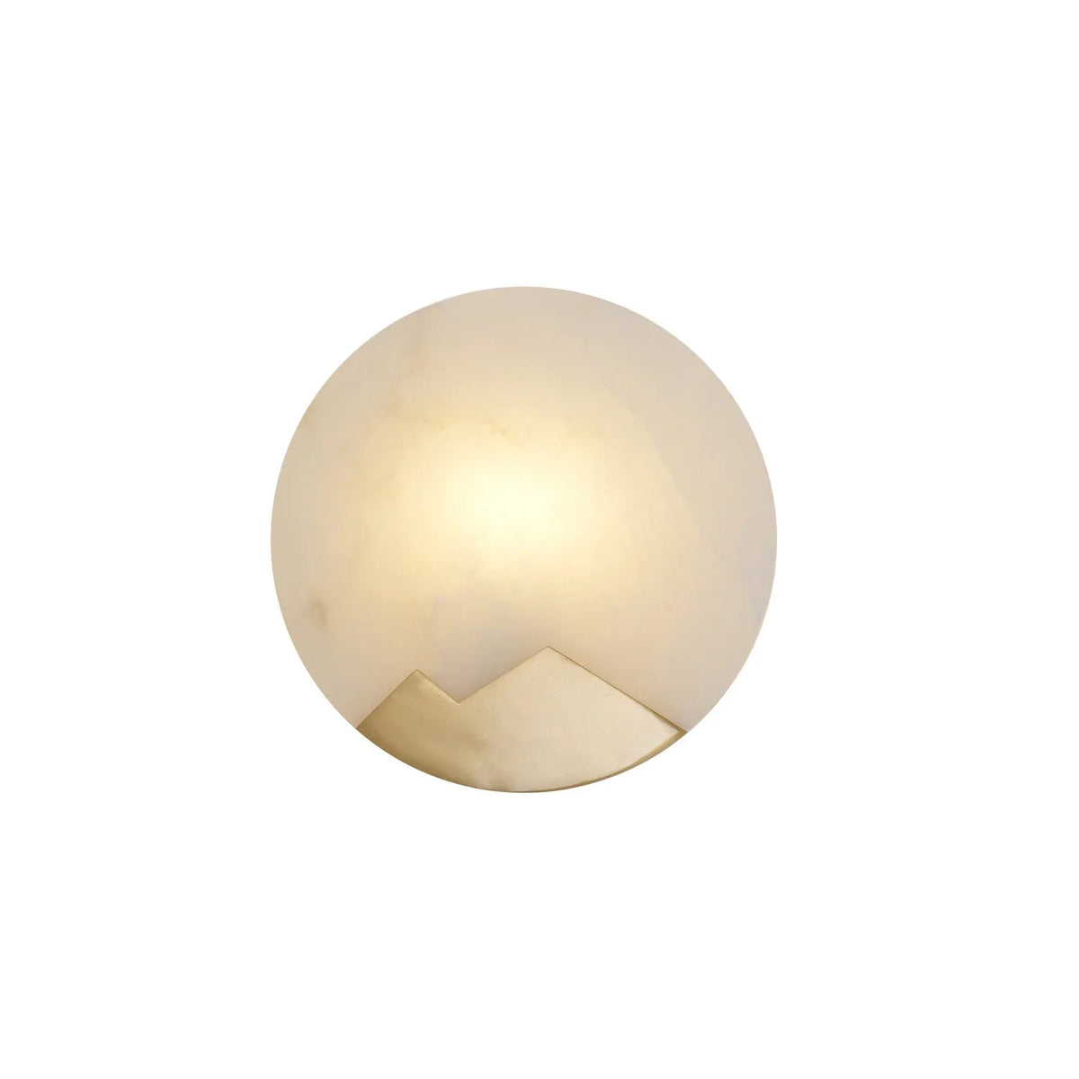 Metavaya Wall lamp Dia 20cm / Brass & Alabaster Alabaster Brass Sconce 323232417324 M2022100404-1 Buy Alabaster Brass Sconce Online in USA & Canada