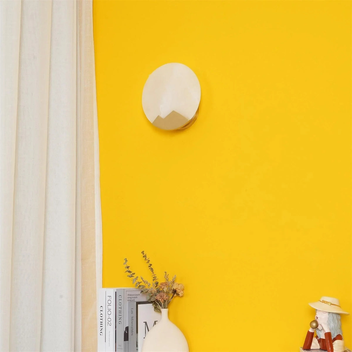 Metavaya Wall lamp Alabaster Brass Sconce Buy Alabaster Brass Sconce Online in USA & Canada